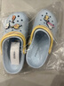 名創(chuàng)優(yōu)品（MINISO）線條小狗聯(lián)名洞洞鞋厚底休閑可愛(ài)拖沙灘鞋高顏值外傳戶外可愛(ài)透氣 藍(lán)色 35-36 曬單實(shí)拍圖