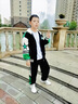 G.DUCKKIDS男童春秋裝套裝2024新款兒童裝中大童春秋季帥洋氣男孩運動(dòng)韓衣服 D2190綠色 170適合身高【155-162】厘米 曬單實(shí)拍圖