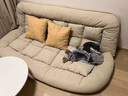 吉世倫人類(lèi)狗窩懶人沙發(fā)可躺可睡榻榻米雙人臥室小沙發(fā)網(wǎng)紅可折疊沙發(fā)床 [親膚燈芯絨]-淺咖色 150×130CM-雙層加厚-廠(chǎng)家直銷(xiāo) 曬單實(shí)拍圖