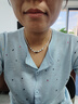 JALLOO施珍珠項鏈年輕款女士高級感輕奢吊墜生日七夕情人節(jié)禮物送女朋友 施家貝珠珍珠海藍(lán)寶項鏈 曬單實拍圖