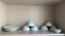 景德鎮（jdz）陶瓷餐具整套中式影青碗盤(pán)套裝家用高檔餐具喬遷之喜中秋送人流影 曬單實(shí)拍圖