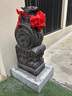 柏尼森石雕門(mén)墩一對抱鼓家用仿古青石麒麟貔貅獅子門(mén)口石門(mén)大象招財擺件 麒麟60高 曬單實(shí)拍圖