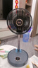 美的（Midea）電風(fēng)扇可折疊戶(hù)外無(wú)線(xiàn)充電落地扇遙控定時(shí)大風(fēng)力臺式桌面小風(fēng)扇家用便攜式轉頁(yè)扇輕音低噪節能搖頭 【充插兩用充電款】三段升降 一體伸縮可折疊收納 12檔風(fēng)速 曬單實(shí)拍圖