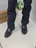 七匹狼高端商務(wù)皮鞋男士秋季透氣頭層真牛皮鞋子男正裝鞋內(nèi)增高男士婚鞋 黑色 四季款 42 碼 曬單實拍圖