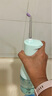 飛利浦（PHILIPS）沖牙器洗牙器水牙線(xiàn) 成人便攜式潔牙器 立式手持2種潔齒模式 美牙艙 HX3826/34 綠 曬單實(shí)拍圖