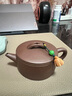 名壺秋月宜興紫砂壺原礦朱泥漢瓦壺名家純手工功夫茶具大口蓋紫砂泡茶壺 漢瓦 150ml 曬單實(shí)拍圖