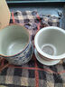 金鑲玉仿宋汝窯茶杯 陶瓷帶過(guò)濾茶水杯馬克杯辦公家用泡茶具 纏枝蓮青花 曬單實(shí)拍圖