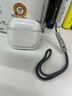 品勝 適用AirPods4保護套 AirPods四代保護殼通用降噪版2024款蘋(píng)果耳機保護套透明軟殼防摔防刮 含掛繩 曬單實(shí)拍圖