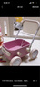 kidpop嬰兒學(xué)步車7個月-3歲多功能手推車可調(diào)速助步車周歲禮物 童話粉 曬單實拍圖