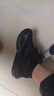 adidas明星同款「流光跑鞋」LIGHTBLAZE超輕防滑跑鞋男女阿迪達斯   黑色/碳黑   40.5 曬單實(shí)拍圖