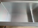 美菱冰柜商用大容量臥式冰柜家用冷藏冷凍單溫雙溫雙箱大冰柜冷凍柜商用家用兩用冷柜全冷凍柜商場超市 【-18℃機控】418升強冷速凍 曬單實拍圖