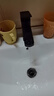 睦歌【德國】水龍頭洗臉盆冷熱水家用不銹鋼洗漱臺龍頭衛生間面盆龍頭 幻夜黑冷熱出水【80cm防爆管*2】 曬單實(shí)拍圖