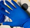 英科醫(yī)療（INTCO）一次性手套丁腈手套大碼100只加厚耐用款清潔勞保藍(lán)色防護(hù)手套 曬單實(shí)拍圖