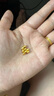 同心鳳足金999黃金散珠手鏈純金重工古法小金珠子轉運珠隔珠手串金鏈子 2g,4mm古法珠-10顆 曬單實(shí)拍圖