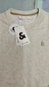 杰克·瓊斯（JACK&JONES）25年男裝秋季長(cháng)袖t恤男華夫格涼感純色亨利領(lǐng)口字母刺繡打底衫T恤 G01石灰花灰 L （180） 曬單實(shí)拍圖