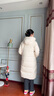 波司登2025新款羽絨服女長(cháng)款90絨顯瘦連帽保暖冬季外套B250245526 暖絨米7C28 M 165/88A 體重約110-120斤 曬單實(shí)拍圖