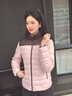 波司登（BOSIDENG）【七夕禮物】25新款防風(fēng)防水沖鋒衣鵝絨羽絨服男女同款B250331320 西曼粉/泥土棕|1335/7C71|133C S 160/84A 體重約100-110斤 曬單實(shí)拍圖