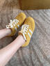 梵昇昱德訓鞋女2026新款休閑鞋輕便平底爆款阿甘鞋時(shí)尚百搭運動(dòng)休閑板鞋 平底德訓鞋【黃色】 37 【偏小碼】 曬單實(shí)拍圖
