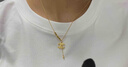 奢名紀黃金雙C套鏈999足金包足銀時(shí)尚百搭小香風(fēng)鎖骨鏈情人節送老婆禮物 包金1.2克小香風(fēng)套鏈 曬單實(shí)拍圖