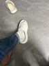 361°拖鞋飛飚運動(dòng)拖鞋男女外穿夏季新款運動(dòng)鞋戶(hù)外涉水沙灘鞋透氣涼鞋 羽毛白 44 曬單實(shí)拍圖