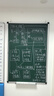 得力(deli) 60*90cm小黑板家用寫(xiě)字板 辦公學(xué)校教室用粉筆小白板綠板廣告牌33683 曬單實(shí)拍圖