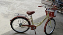 永久載人變速自行車(chē)成人女通勤親子單車(chē)學(xué)生女士帶娃可選充氣/實(shí)心胎 升級款【輕量鋁輪密封軸】經(jīng)典黃 24寸【適合：140-160cm】 曬單實(shí)拍圖