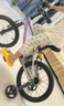 KinderKraftkk兒童自行車(chē)4-6-12歲學(xué)生單車(chē)青少年男女孩禮物山地車(chē)幻影16寸紫 曬單實(shí)拍圖