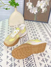 迪芙斯星期六旗下鞋子女款2025年新款夏季德訓(xùn)鞋厚底老爹鞋運(yùn)動(dòng)休閑增高 黃色【百搭輕便透氣】 37 曬單實(shí)拍圖