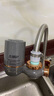 美的（Midea）凈水器水龍頭過(guò)濾器家用自來(lái)水濾水器直飲前置過(guò)濾器廚房衛生間通用除水垢除余氯雙出水可清洗濾芯 一機五芯【四年免換芯】 曬單實(shí)拍圖