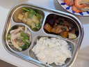 美廚（maxcook）316L不銹鋼飯盒分格餐盤(pán) 微波爐飯盒學(xué)生飯盒 4格不帶蓋MCFT8937 曬單實(shí)拍圖