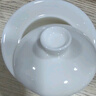 元青佳盛功夫茶具三才蓋碗全孔過(guò)濾360度出水蓋碗羊脂玉白瓷泡茶碗 曬單實(shí)拍圖