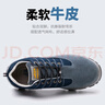 孚誠勞保鞋男透氣鋼包頭防砸防刺穿耐磨實(shí)心底采購工作防護(hù)安全鞋藍(lán)41 曬單實(shí)拍圖
