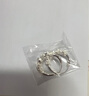 啼秋s999純銀耳釘耳環(huán)女士2025新款養耳素圈氣質(zhì)高級感簡(jiǎn)約適合臉大 顯瘦氣質(zhì)幸運耳環(huán)【2個(gè)特惠裝】 曬單實(shí)拍圖