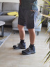迪卡儂（DECATHLON）徒步鞋男鞋戶(hù)外休閑登山鞋男女防水防滑中幫春秋運動(dòng)鞋鞋子 MH500 灰色-中幫-男款 42 曬單實(shí)拍圖