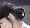 丸子頭假發(fā)女花苞頭發(fā)簪盤(pán)發(fā)后腦勺墊發(fā)包漢服古風(fēng)旗袍發(fā)髻假發(fā)包 【珍珠款】花苞盤(pán)發(fā) 曬單實(shí)拍圖