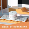 得力（deli）【兒童節禮物】充電式強吸力桌面吸塵器 迷你鍵盤(pán)除塵 橡皮屑清潔器 學(xué)生用品 白色18884 曬單實(shí)拍圖