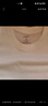 立蒙（LIMENG）男女裝素色180g全棉短袖t恤圓領(lǐng)寬松體恤打底衫 白色 M 曬單實(shí)拍圖