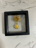 周生生玫瑰花 幸?；?足金黃金吊墜 送媽媽送女友不含項(xiàng)鏈78715P計(jì)價(jià) 3.27克(含工費(fèi)130元) 曬單實(shí)拍圖