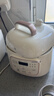 美的（Midea）迷你電壓力鍋1.8L宿舍1-3人電飯煲高壓鍋 304不銹鋼內膽 全自動(dòng)智能預約開(kāi)蓋煲湯燉煮粥MY-E2925G 曬單實(shí)拍圖