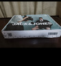 杰克·瓊斯（JACK&JONES）25年男裝T恤男夏季T恤舒適男士短袖涼感多色上衣純色水洗不易走形 黑色E40 M 175 曬單實(shí)拍圖