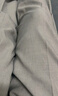 無印良品（MUJI）男式 易打理 彈力 單褶褲 男士長褲子西褲秋季 AE0Y3A4A 淺灰棕色 XL (180/92A) 曬單實拍圖