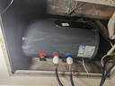 櫻花雪熱水器電熱水器家用圓桶一級能效出租房衛(wèi)生間洗澡沐浴儲水式2200W速熱省電器40升/50/60/80/100L 40升高配+三重防電+上門安裝 曬單實拍圖