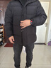 雪中飛高充絨連帽羽絨服男士冬季戶外出勤休閑三層保暖防寒科技羽絨外套 黑色 L (175) 曬單實拍圖