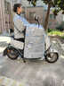 工匠時(shí)光電動(dòng)車(chē)擋風(fēng)被冬季加絨加厚加大防風(fēng)防水電瓶摩托車(chē)保暖全包防暴雨灰底星星小熊【全包防水膜+拉鏈雙口袋+圍脖護肩】 曬單實(shí)拍圖