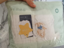 十月結晶嬰兒紗布方巾6層6條裝印花純棉口水巾洗臉洗澡 小熊+宇航員30*30 曬單實(shí)拍圖