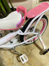 優(yōu)貝（RoyalBaby）兒童自行車女孩單車腳踏車4-7歲帶輔助輪珍妮公主粉白16寸 曬單實拍圖