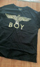 BOY LONDON【暗黑羅盤(pán)】夏情侶款短袖權杖印花炸街潮牌T恤N01906 N0103902 L 曬單實(shí)拍圖