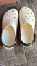 卡駱馳（crocs）洞洞鞋男女鞋 經(jīng)典特林Clog透氣沙灘鞋涼拖鞋 206340-0WV M10W12 曬單實拍圖