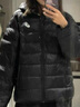 asics亞瑟士童裝25年冬季兒童柔軟舒適三防輕量保暖羽絨服【高充絨量】 黑色 清潔度1000-鴨絨 175 充絨量117.3g 曬單實(shí)拍圖