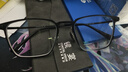 依視路（ESSILOR） 鉆晶系列高清耐磨防藍光近視超薄鏡片專(zhuān)業(yè)配度數眼鏡架男女鏡框 現片2片裝 來(lái)架加工 鏡框+依視路膜巖高清1.60現片 曬單實(shí)拍圖